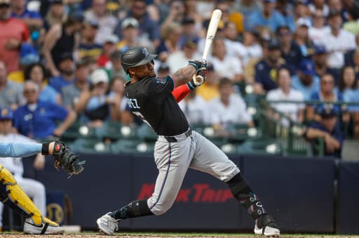 Kyle Stowers homers, Otto Lopez hits tiebreaking double as Marlins beat Brewers 5-1