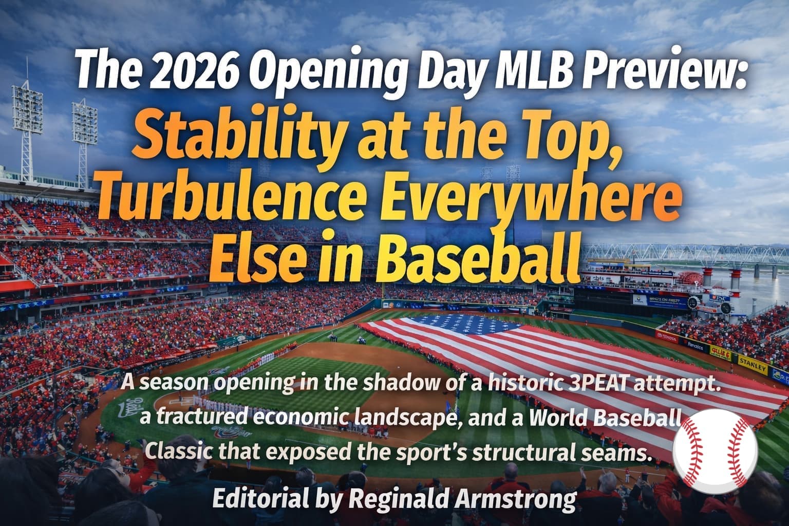 The 2026 Opening Day MLB Preview: Stability at the Top, Turbulence Everywhere Else in Baseball