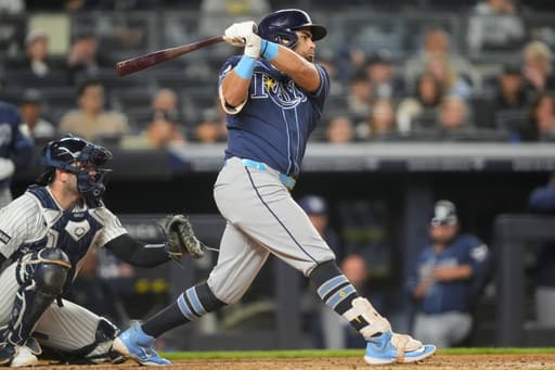 Cole throws 6 scoreless innings in return, Rays rally past Yankees 4-2 for 16th win in 19 games