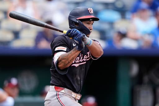 Daylen Lile’s 9th-inning single leads Nationals past Royals 8-7