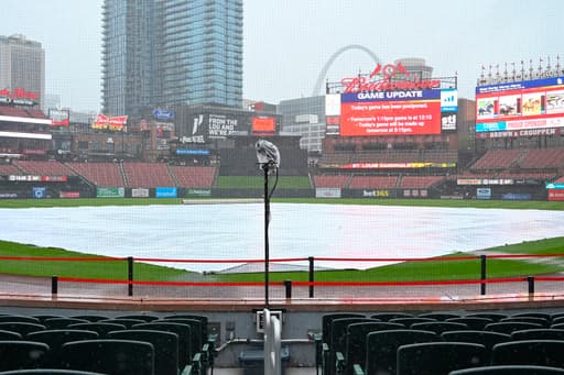 Mets-Cardinals game is postponed by weather, will be made up in Sunday doubleheader