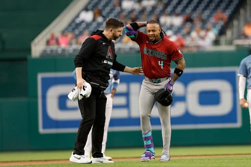 Diamondbacks infielder Ketel Marte goes 1 for 4 in return to lineup in a loss to the Phillies