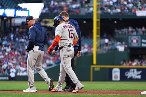 Astros’ Isaac Paredes will rehab hamstring injury instead of undergoing season-ending surgery