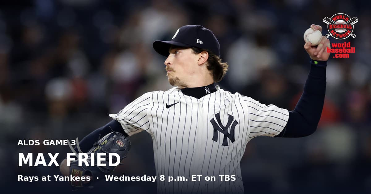 Yankees left-hander Max Fried pitches against the Rays in September.