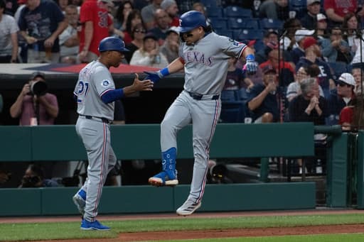 Guardians remain tied in the AL Central after 7-3 loss to Rangers