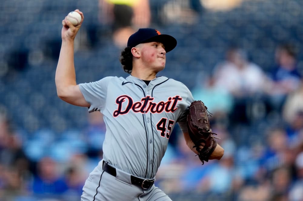 Tigers starter Olson leaves game against Royals after being struck by line drive