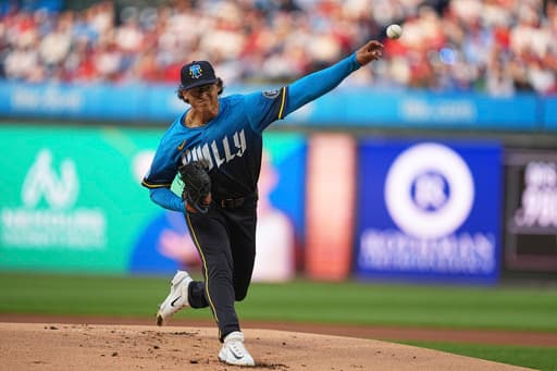 Luzardo strikes out 8 as Phillies end World Series champion Dodgers perfect start with 3-2 win
