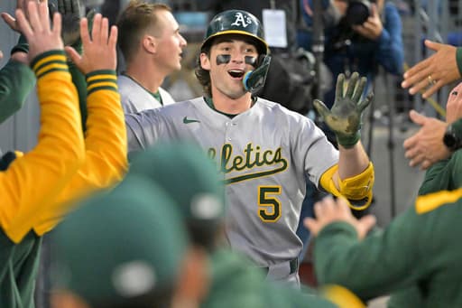 Jacob Wilson comes home to Los Angeles and leads Athletics’ 18-hit attack in 11-1 rout of Dodgers