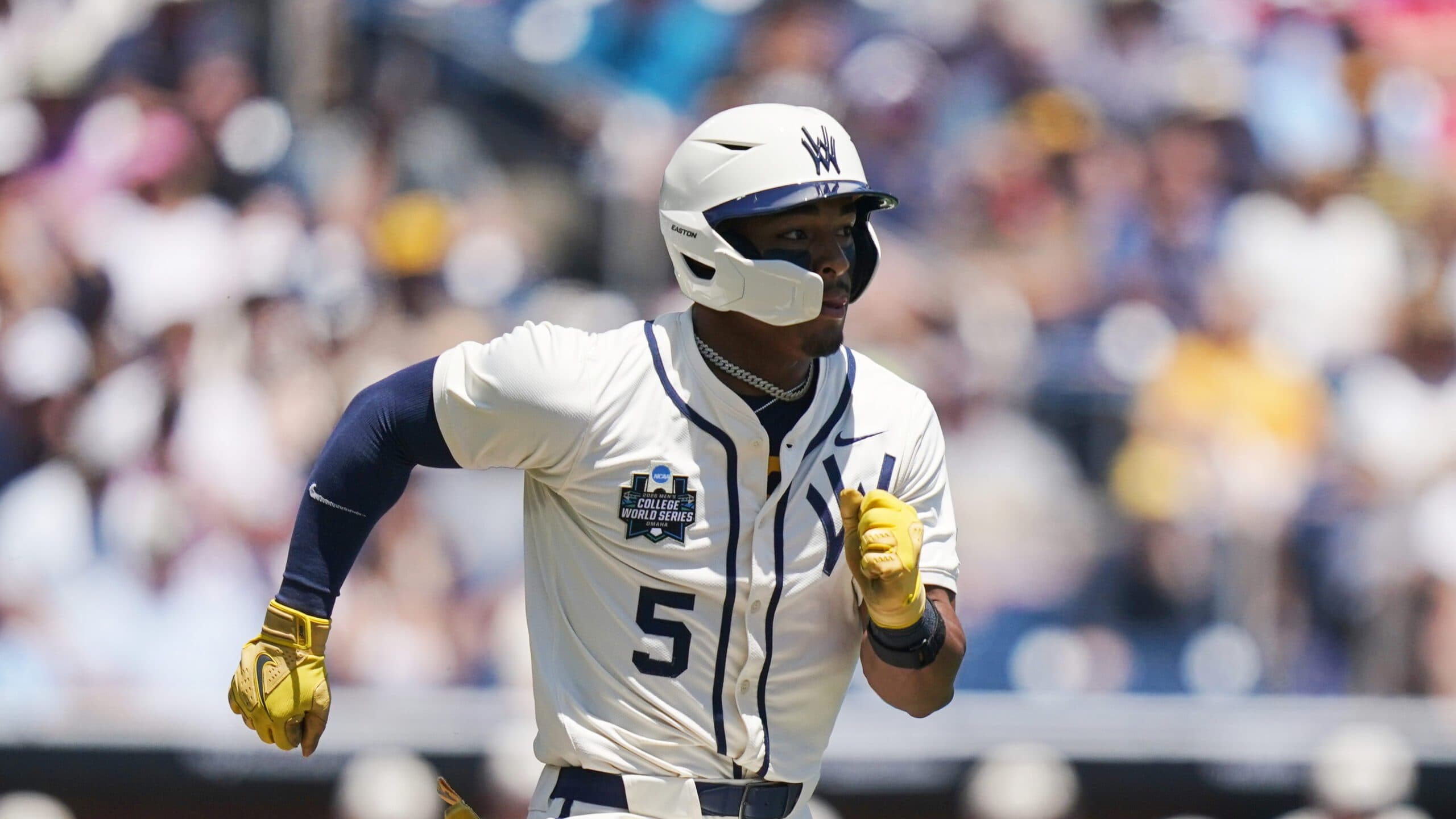 2026 Men’s College World Series: Behind Four RBIs From Tyrus Hall And Stellar Relief From Ian Korn, West Virginia Wins CWS Debut