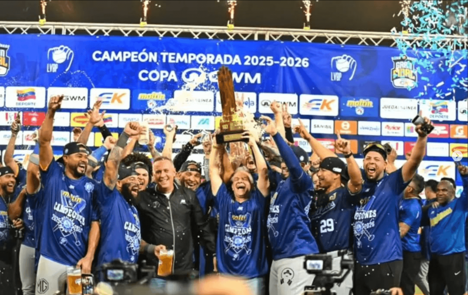 LVBP Finals: Navegantes del Magallanes Capture Title, SDLA Berth With 14-6 Rout of Caribes