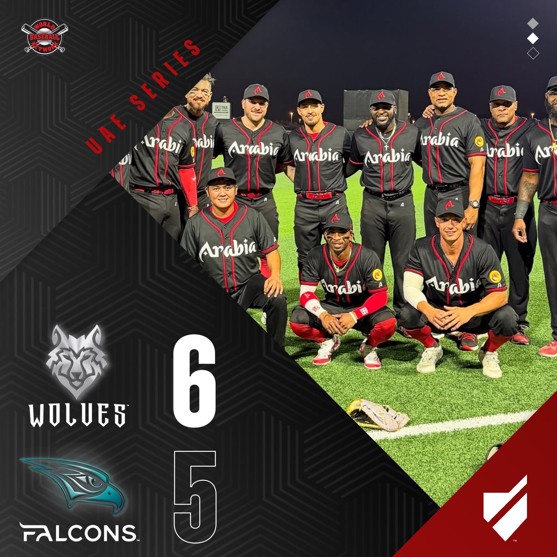Arabia Wolves Come Back to Win Game 1 of UAE Series
