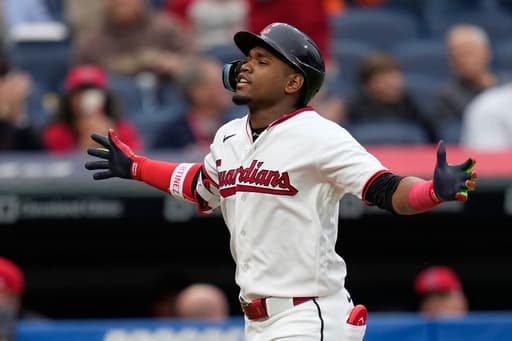 Angel Martinez homers, Guardians strike out 13 and top Angels 3-2 to continue home dominance of LA
