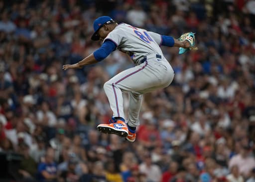 Mets rookie Jefry Yan has viral high-flying celebration after striking out his 1st MLB batter