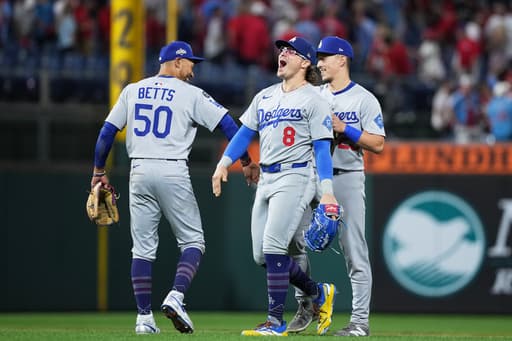 Dodgers hold off Phillies’ rally; Brewers slug their way to a 2-0 series lead over Cubs