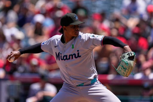 Edward Cabrera strikes out 10 as Marlins blank Angels 3-0