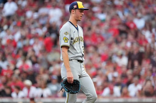 Rookie Jacob Misiorowski struggles in his return as Brewers aim for 13th straight win