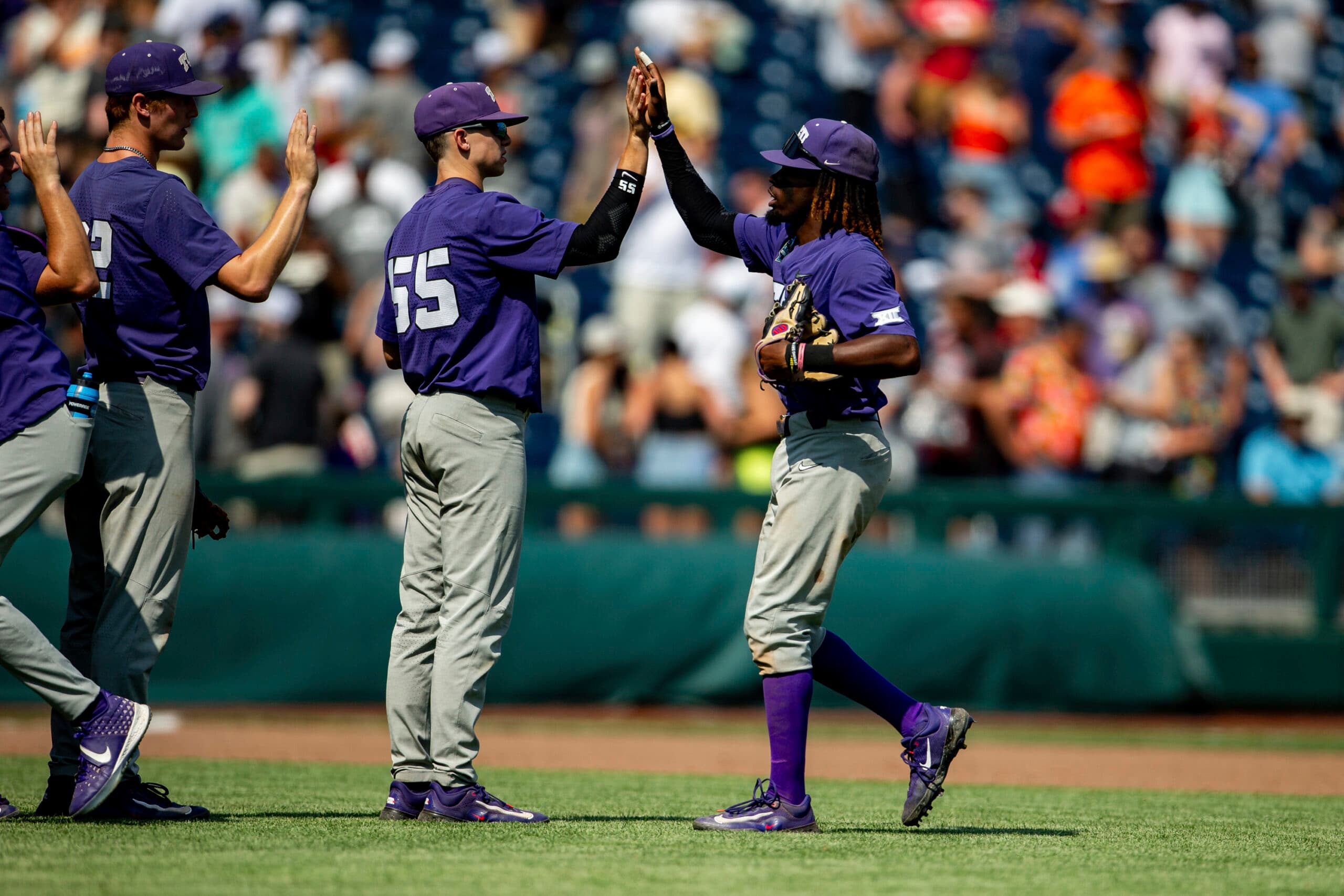 College World Series: TCU Eliminates Virginia With 4-3 Win