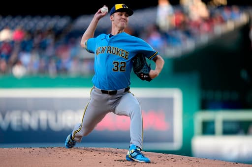 Brewers’ Misiorowski, Ashby have combined no-hitter though six innings vs Nationals
