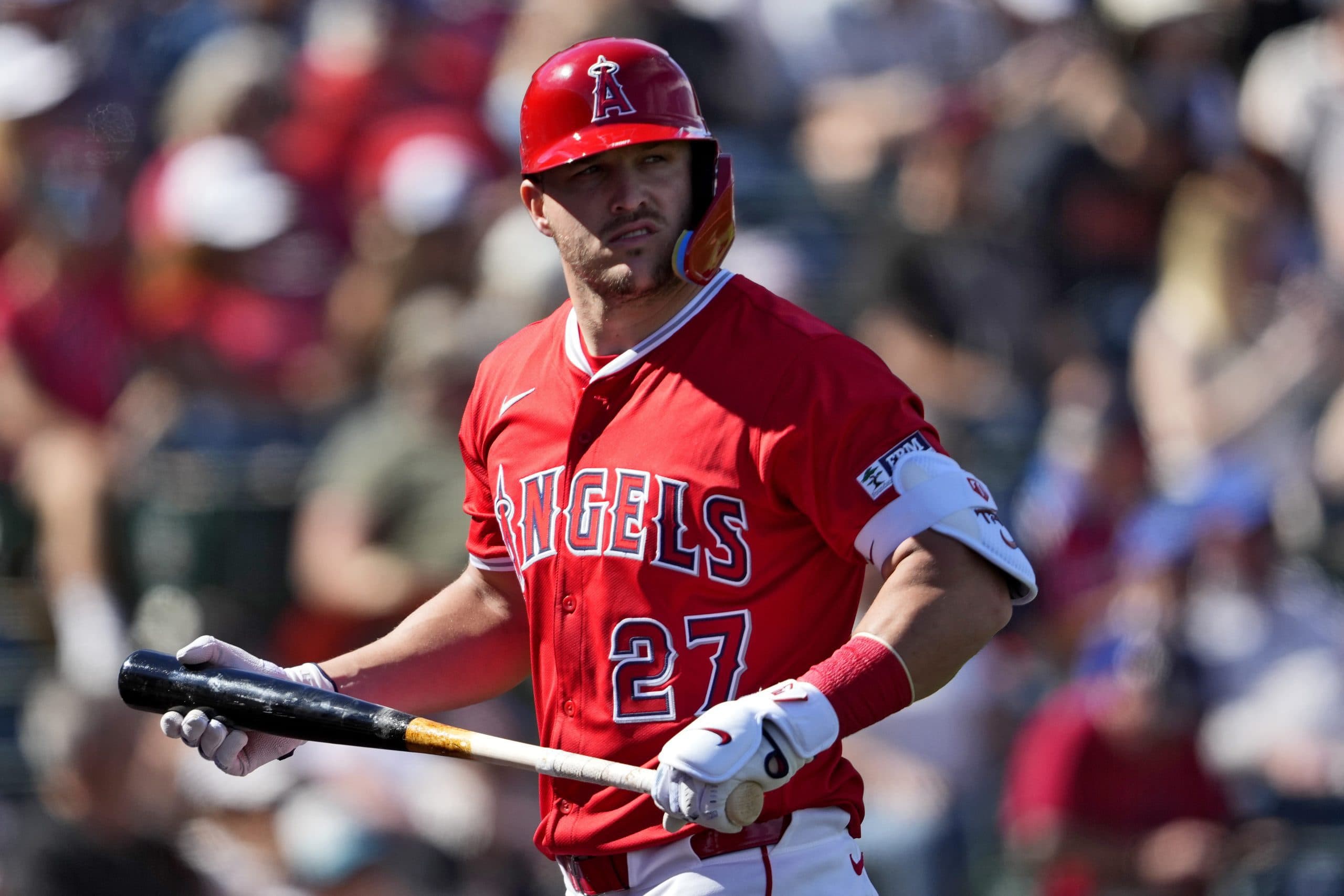 Angels’ Mike Trout Hits First Spring Training Homer in Return from Injury