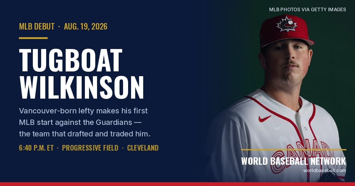Tugboat Wilkinson MLB Debut: How to Watch Him Face the Team That Traded Him