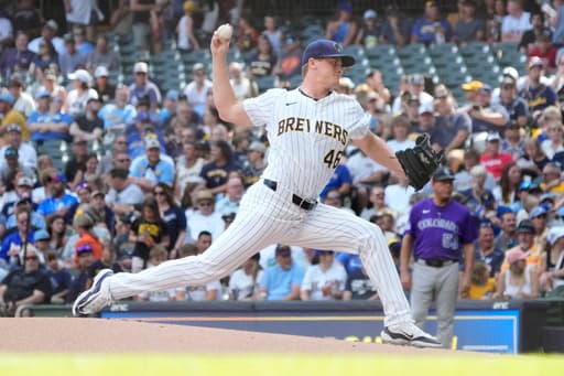Quinn Priester throws 7 dominant innings as Brewers blank Rockies 5-0