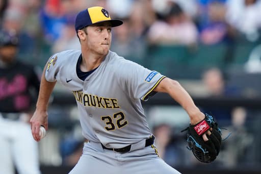 Brewers phenom Jacob Misiorowski gets tagged for 1st time in loss to Mets