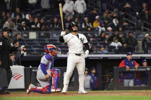 Domínguez HR gives Yankees 4-3, walk-off win over Rangers, spoils deGrom’s return to NYC