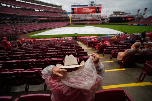 Cardinals-Reds postponed by rain, will be made up as part of a day-night doubleheader on Aug. 17