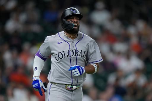 Rockies’ Troy Johnston and Willi Castro leave game after being hit by pitches vs. Astros’ Arrighetti