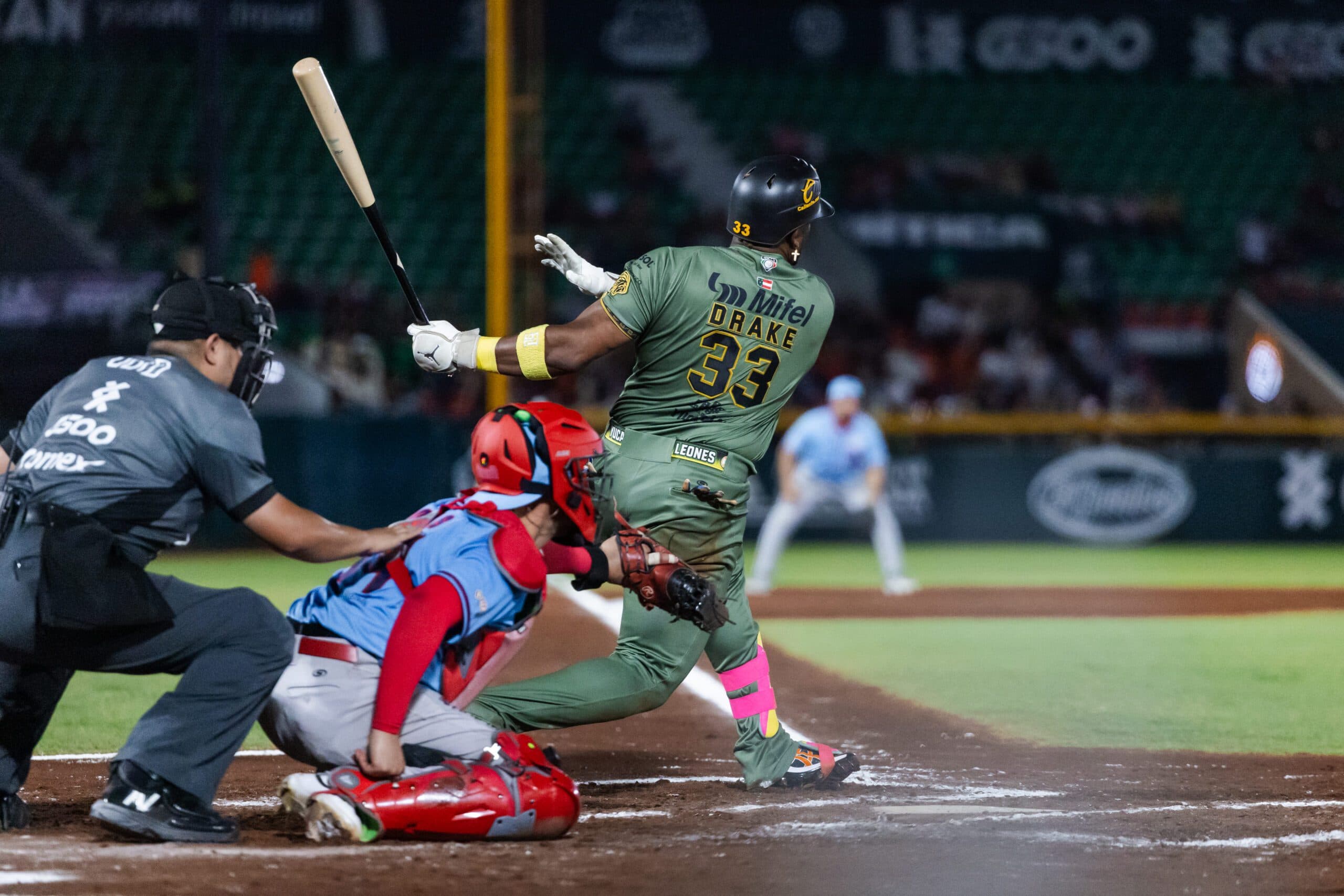 Liga Mexicana de Beisbol: Yadir Drake’s 10th Inning Dinger Gives Yucatan 5-3 Win; Saraperos, Olmecas Each Lose Fourth Straight