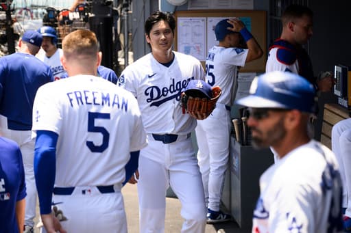 Ohtani not in Dodgers’ lineup while away from team on paternity leave