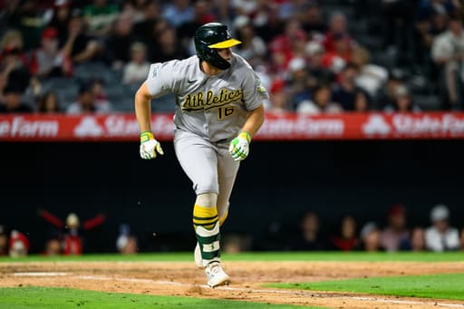 Nick Kurtz’s 5 RBIs, HRs by Zack Gelof and Brent Rooker lead Athletics to 14-6 win over Angels