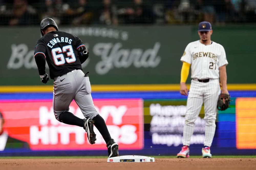 Xavier Edwards Becomes Second Marlins Player Ever to Hit for the Cycle
