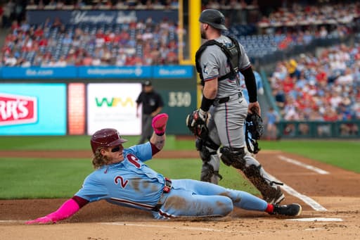 Phillies beat Miami 1-0, eliminating the Marlins from the wild-card race