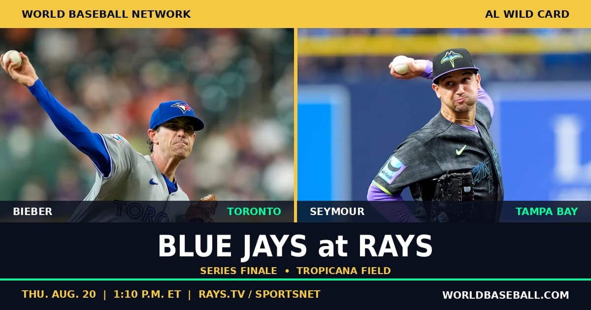 Blue Jays at Rays: How to Watch, and Why Tampa Bay Is About to Become the Most Cited Team in Baseball's Labor Fight