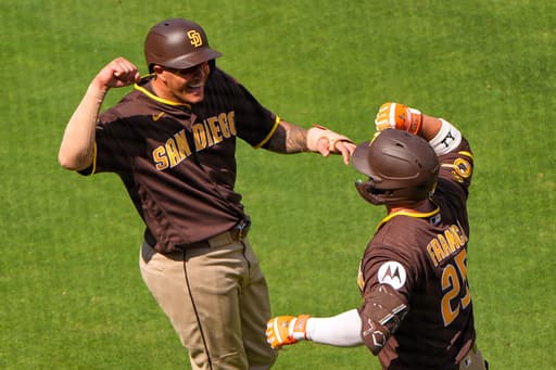 Ty France hits grand slam and solo HR, Jackson Merrill also hits 2 HRs as Padres beat Royals 19-2