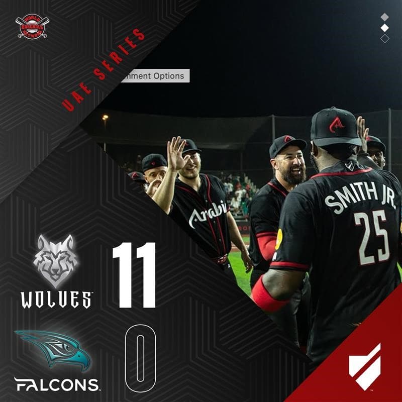 Wolves dominate Falcons in Game 2 of UAE Series 