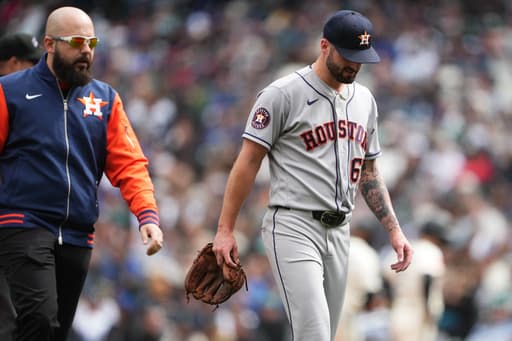 Astros lose another starter, Cody Bolton leaves Sunday’s 6-1 loss to the Mariners with back injury