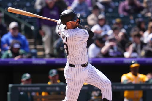 Chase Dollander wins his major league debut as Rockies top Athletics 12-5