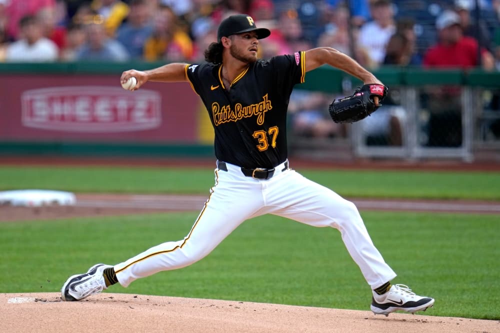 Pirates shutting down rookie pitcher Jared Jones for at least 2 weeks with right lat strain