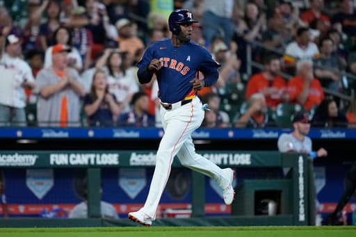 Alvarez hits AL-leading 25th homer, Astros beat Guardians 2-1