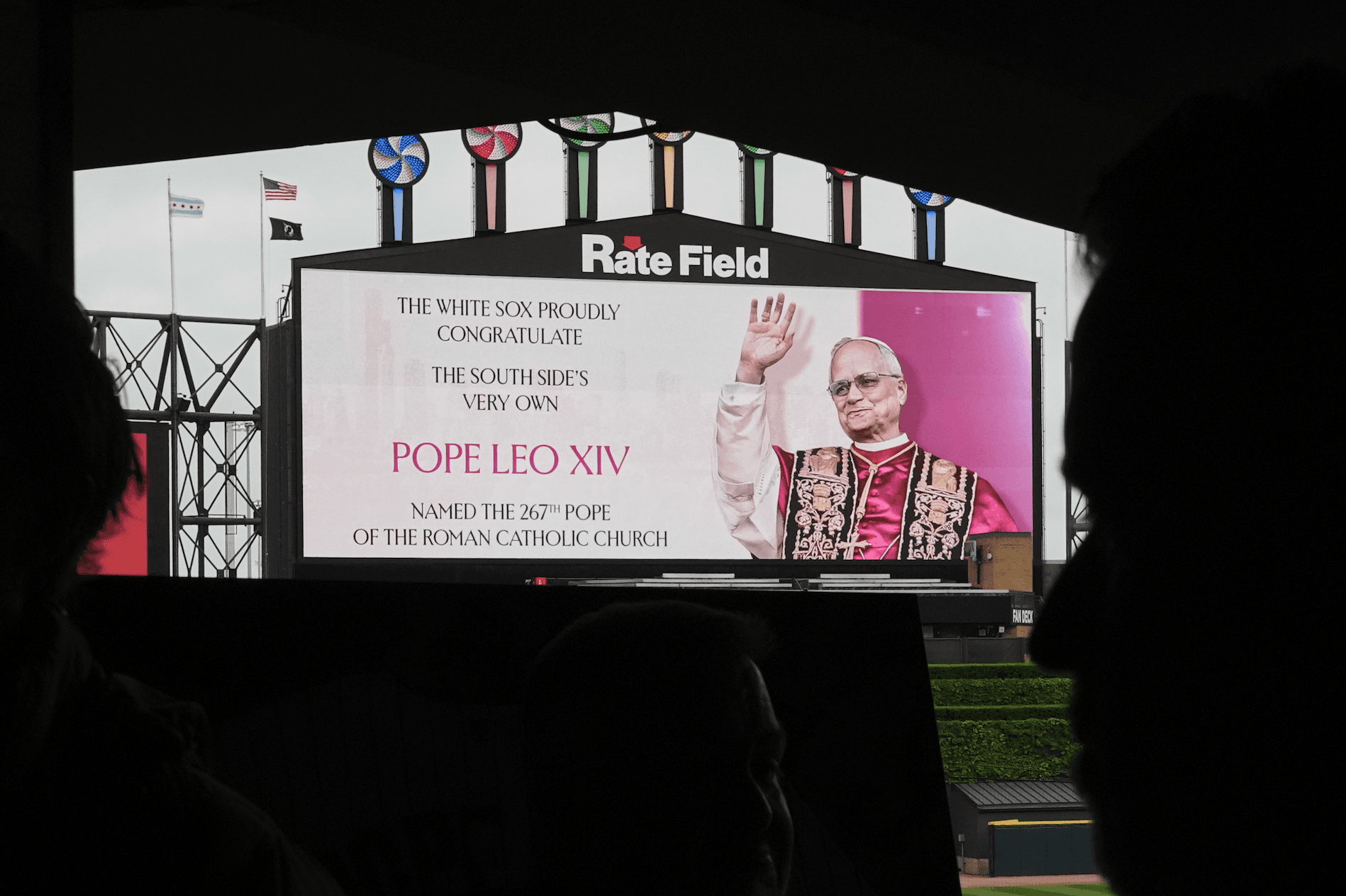Pope Leo Pitches Love, Hope in White Sox Stadium Mass