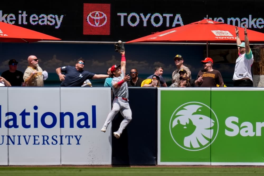 Stuart Fairchild’s sensational catch robs Manny Machado of a 3-run homer