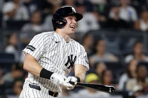 Ben Rice hits go-ahead 2-run homer as Yankees stop 7-game skid with 5-2 victory over Twins