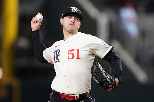Mahle pitches 5 shutout innings for first win since April 2023 as Rangers beat Rays 5-2