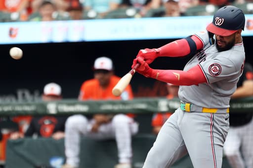 García’s 2 home runs lift Nationals to a 6-4 victory over Orioles