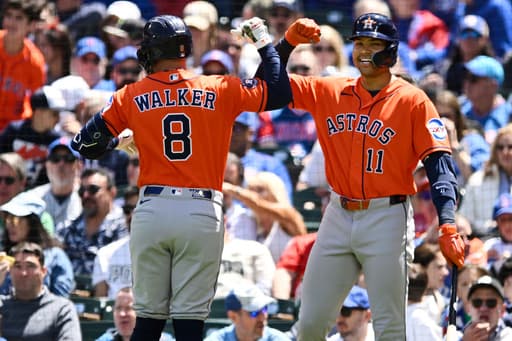 Walker homers twice, Astros beat Cubs 3-0 as Chicago loses 7 straight for first time since 2022