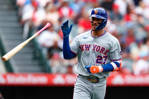 Mark Vientos hits 2 homers, drives in 4 runs to power Mets to a 5-1 win over Angels