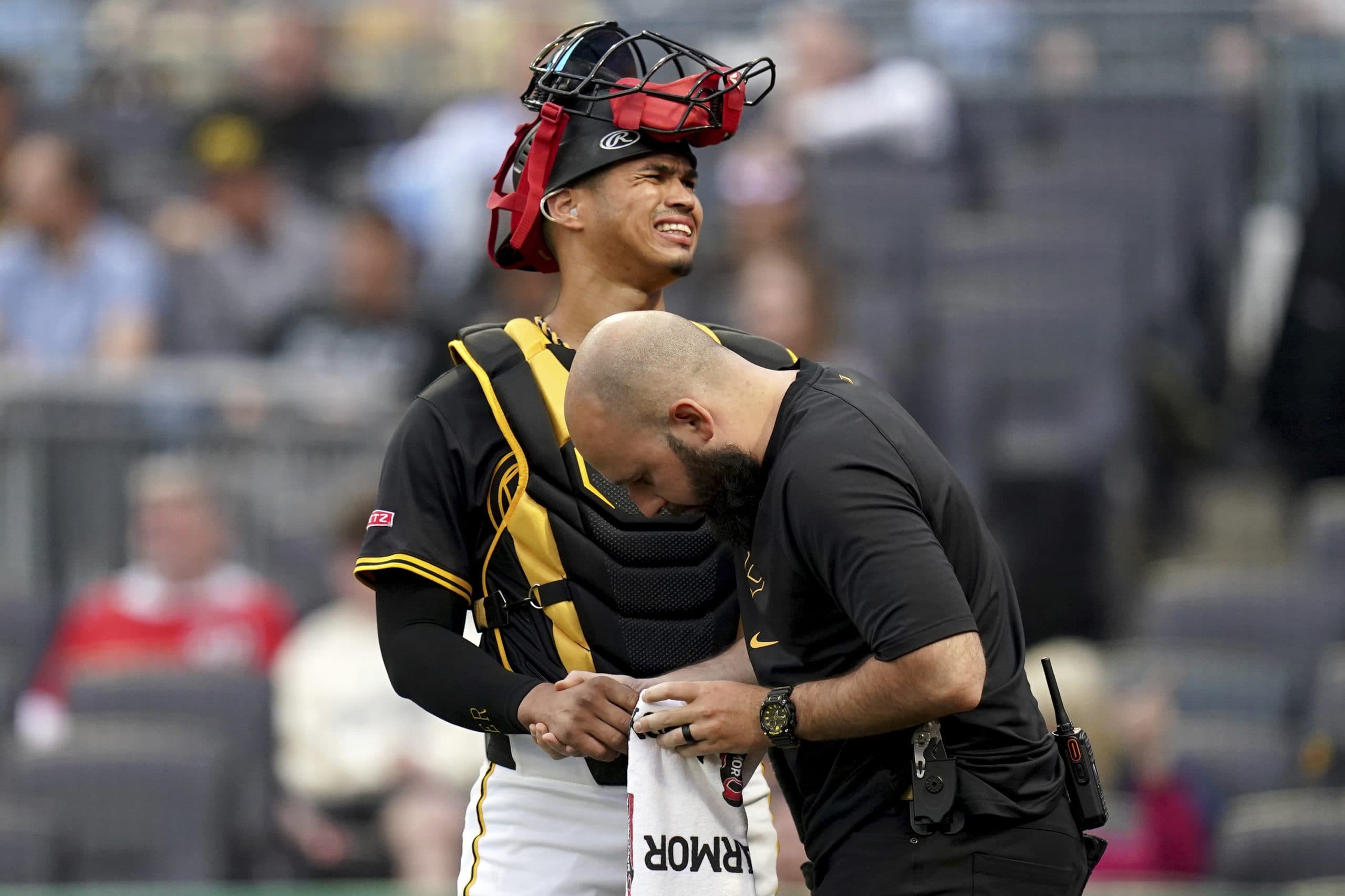 Pirates place C/1B Endy Rodriguez on the 10-day injured list with a lacerated right index finger