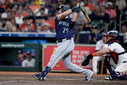 Seattle’s Raleigh has record-setting home run ball personally delivered by Astros’ staffer